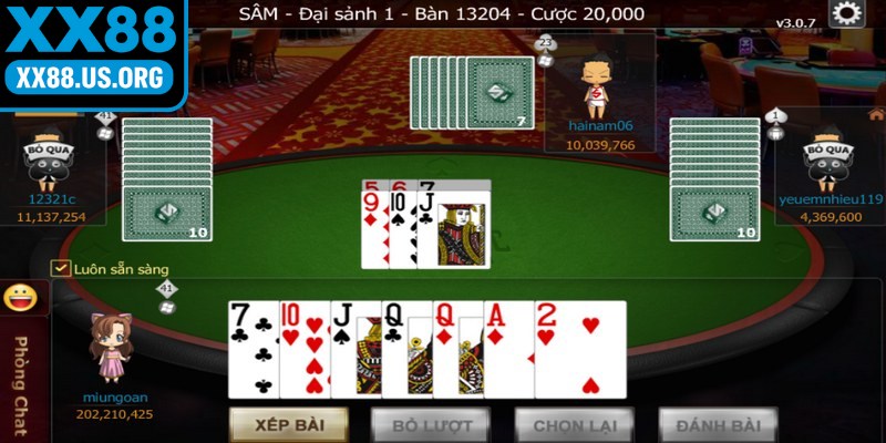 Giữa heo để chặn các quân bài mạnh