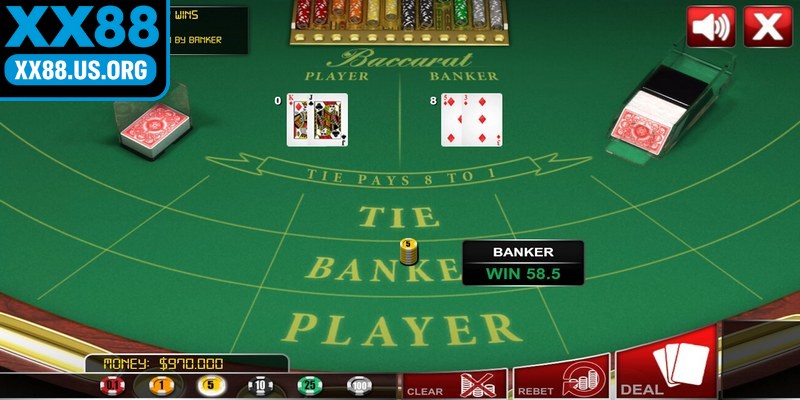 Điểm đặc biệt của baccarat là luật chơi đơn giản, không đòi hỏi kỹ năng