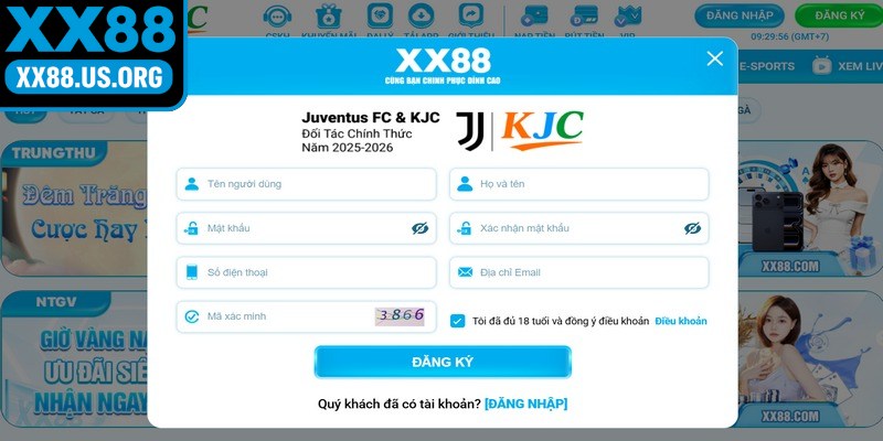 Hoàn tất quy trình đăng ký, hòa vào không gian giải trí đặc sắc